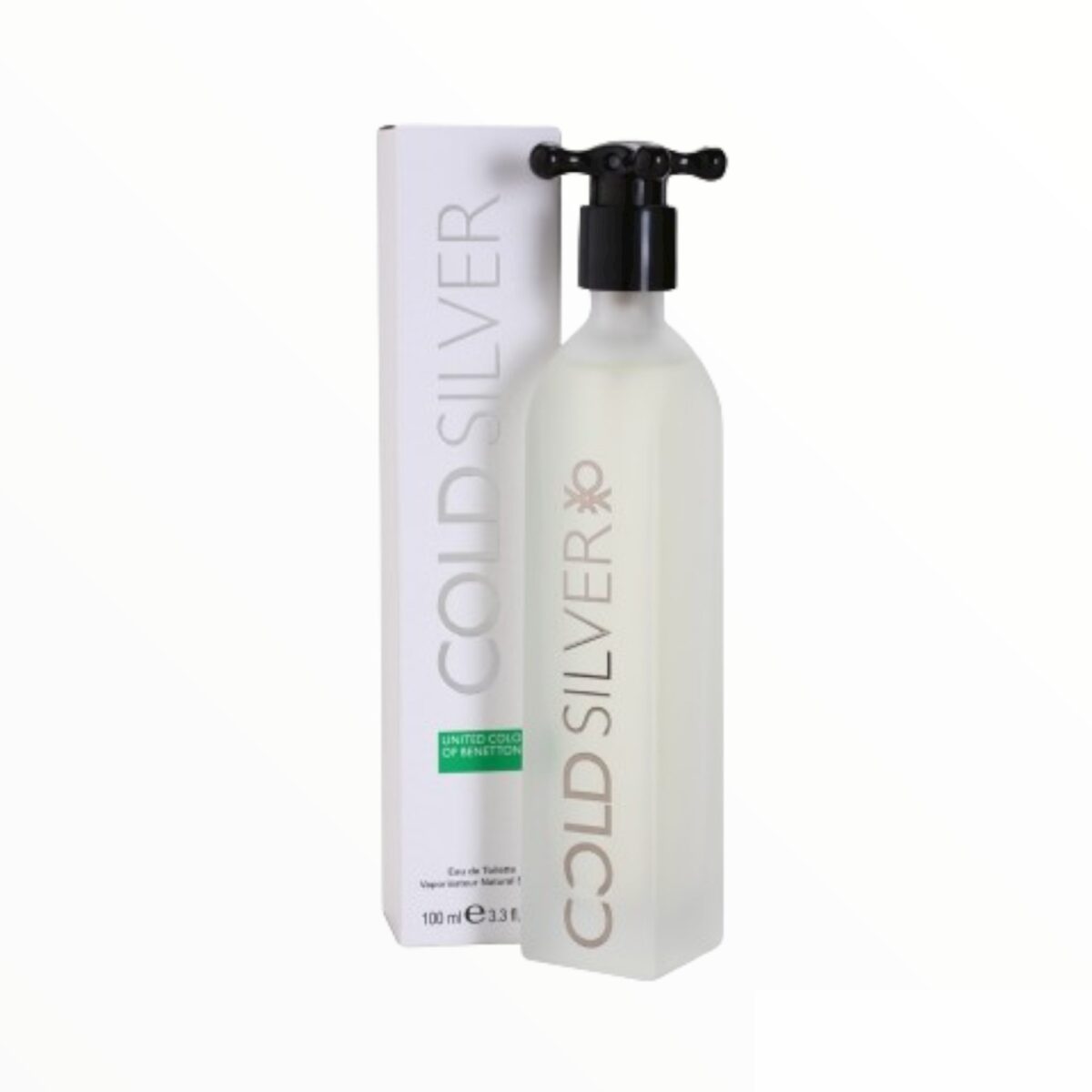 Benetton Cold Silver Eau De Toilette For Him 100Ml - Image 2