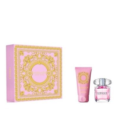 s-l400 (4) Versace Bright Crystal Eau De Toilette 50Ml + 10Ml + Body Lotion Set - Image 1